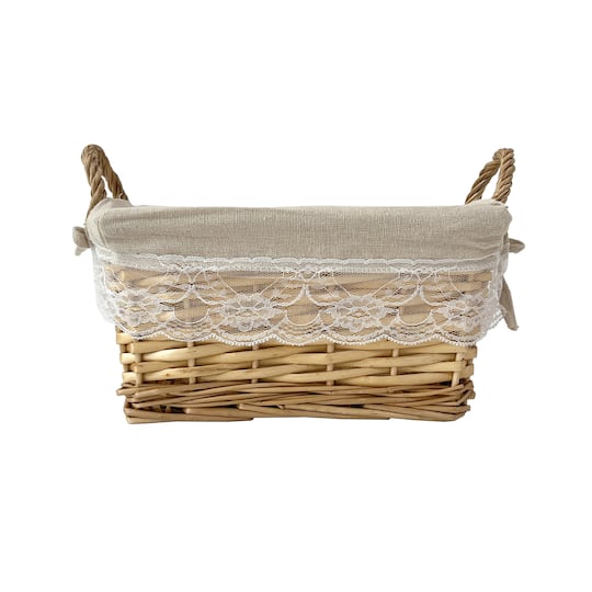 Small Willow Basket with Liner by Ashland&#xAE;